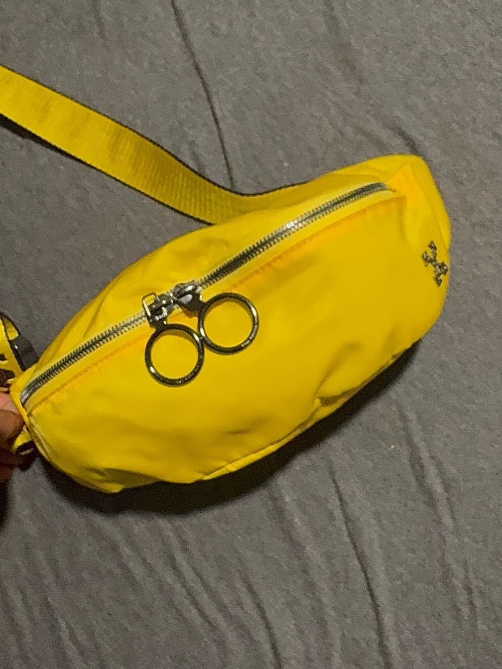 OFF-WHITE Industrial-Strap Belt Bag Yellow